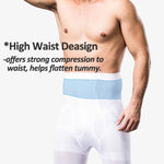 Men's High Waist Tummy Control Shaper Boxer Briefs