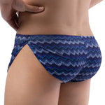 4 Pack Men's Ultra-Thin Moisture-Wicking Bold Prints Low-Rise Trunks