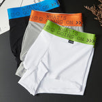 3-pack Men's Ice Silk Solid Color Breathable Briefs
