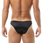3 Pack Men's Ice Silk Satin Fabric Breathable & Luxury Briefs