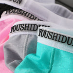 3-pack Men's Low Waist Sexy Narrow Hem Breathable Briefs