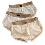 4 Pack Men's Ultra-Soft Premium Cotton Seamless Comfort Trunks