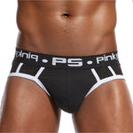 3 Pack Men's Sporty Cut Breathable Mesh Solid Color Seamless Briefs