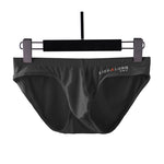 3 Packs of Men's Ice Silk Seamless Convex Pouch Briefs