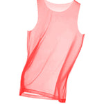 Men's Ice Silk Sporty Cut Quick-Dry Lightweight Cooling  Activewear Tops
