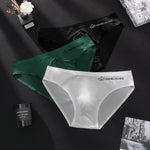 3 Pack Men's Seamless Ice Silk Cool-Touch Briefs