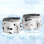 2 Pack Men's U-Pouch Side Vent Printed Trunks