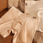 3 Pack Men's Ultra-Soft Simple Solid Color Breathable Cotton Boxers Briefs