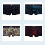 3 Pack Men's Trendy Prints Movement-Friendly Cooling Touch Trunks