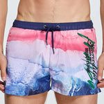 Men's Printed Athletic Cut Quick-Dry Comfy Waistband Board Shorts