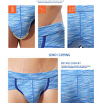 4 Pack Men's Premium Cotton Antibacterial Supportive Large Pouch Zero-Irritation Trunks