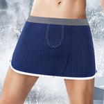 Men's  Button Casual U-Shaped Roman Skirt Dual-Purpose Arrow Pants Underwear