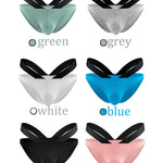 3-pack Men's Double-layer Pouch V-neck Double-waist Bikini