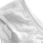 2 Pack Men's Sexy Semi-Sheer Lace Mesh Trunks with Contoured U-Pouch