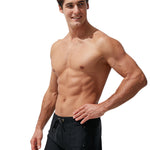 Men's Zippered Pocket Design Moisture-Wicking Swim Shorts & Trunks