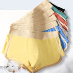 4 Pack Men's Premium Cotton Antibacterial Mid-Rise Ultra-Soft Trunks