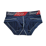 2 Pack Men's Breathable Mesh Ice Silk Low-Rise Cooling Briefs