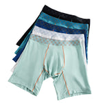 2 Pack Men's Stretch Fabric Full Coverage Anti-Chafing Soft Midway Briefs