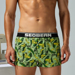 Men's Loose-Fit Printed Cotton Boxers