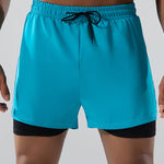 Men's Minimalist Design Sporty Cut Odor-Control Board Shorts