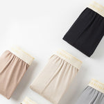 2 Pack Men's Solid Color Seamless Comfort Mid-Rise Home Shorts