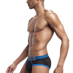 2 Pack Men's Breathable Mesh Luminous U-Pouch Briefs