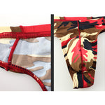 3 Pack Men's Camouflage Edgy Snug Fit Cooling Airflow Thongs