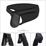 2 Pack Men's Ice Silk Breathable Sexy Low-Rise Anti-Odor Briefs