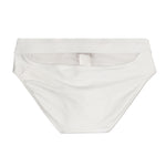 Men's Padded Solid Drawstring Swimsuit Bikini Briefs