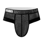6 Pack Men's Professional Mesh Large Supportive Pouch Breathable Briefs