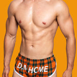 2 Pack Men's Loose Aloha Cotton Plaid Home Pants