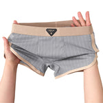 4 Pack Men's Skin-Friendly & Trendy Striped Lightweight Boxer Briefs
