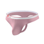 3 Pack Men's Ice Silk Sexy U-Shaped Pouch Kiss Thong