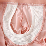 2 Pack Men's Breathable Mesh Trunks with Fly