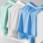 Men's Breathable Solid-Colored Antibacterial Seamless Trunks
