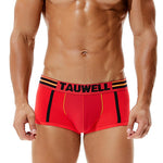 2 Pack Men's Low-Rise Cotton Breathable Trunks Suitable for Sports