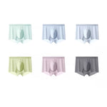 2 Pack Men's Ultra-Thin Ice Silk Quick-Dry Trunks