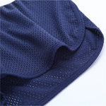 2 Pack Men's Low-Rise Mesh Breathable Home Comfort Antibacterial Trunks
