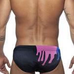 Graffiti Cushioned Men's Swimsuit Briefs
