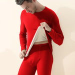 Men's Snug-Fit Soft-Touch Second-Skin Sleep-Ready Warm-Touch Thermal Sets