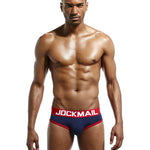 2 Pack Men's Sexy Cheeky Ultra-Soft Cotton Low-Rise & Revealing Supportive Jockstraps