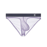 Men's Ultra-Soft Seamless Nylon Briefs Breathable Cooling Fit