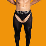 Men's Low-Waist Sexy Hollow Silk-Smooth Semi-Transparent Thermal Pants