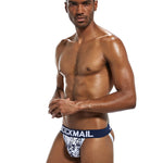 2 Pack Men's Premium Soft Cotton Sporty Cut Daily Stretch Firm Support Briefs & Jockstrap