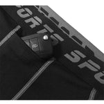 3 Pack Men's Side Pockets & High-Elasticity Compression Activewear Tights