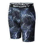 3 Pack Men's Stretchy for Outdoor Quick-Dry Compression Activewear Tights