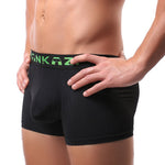 3 Pack Men's Striped U-Pouch Low-Rise Breathable Slim-Fit Trunks