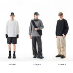 Outdoor Long-Sleeve Sweat-Wicking Quick-Dry Simple Loose Unisex Sports Top