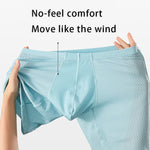 2 Pack Men's Mesh Transparent Sports Fitness Loose Boxer Briefs