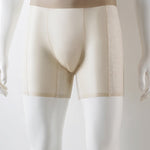 3 Pack Men's Satin Lace Jacquard 3D U-Pouch Anti-Chafe Breathable Midway Briefs